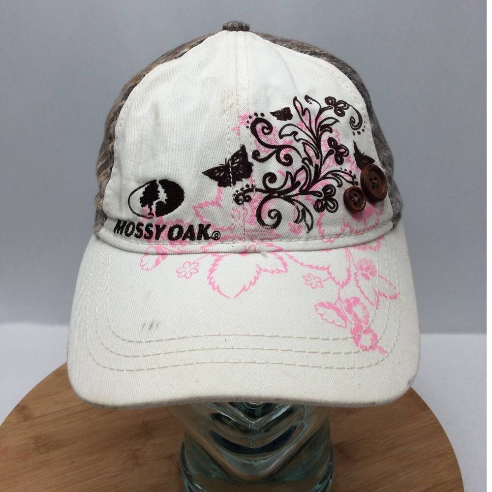 Cabelas Mossy Oak Women's Cotton Camo Baseball Hat